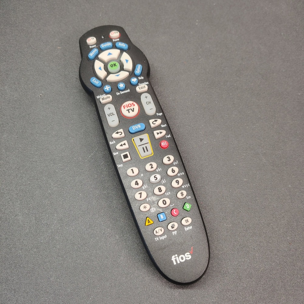 Verizon FiOS TV Remote Control VZ P265v5 RC Black Replacement Controller